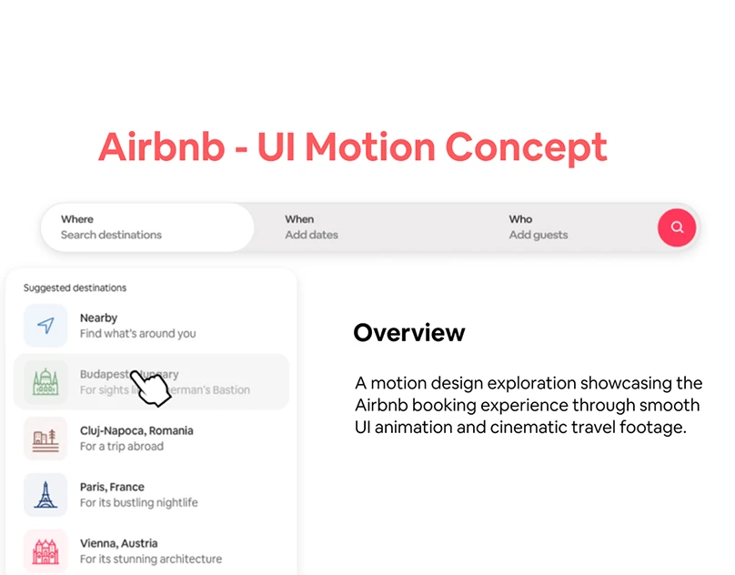 Airbnb — UI Motion Concept